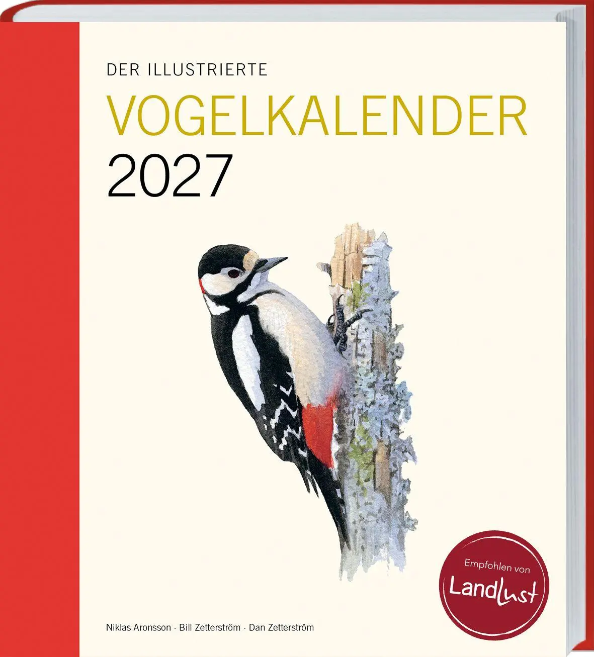 Cover: 9783784358246 | Der illustrierte Vogelkalender 2027 | Niklas Aronsson | Kalender