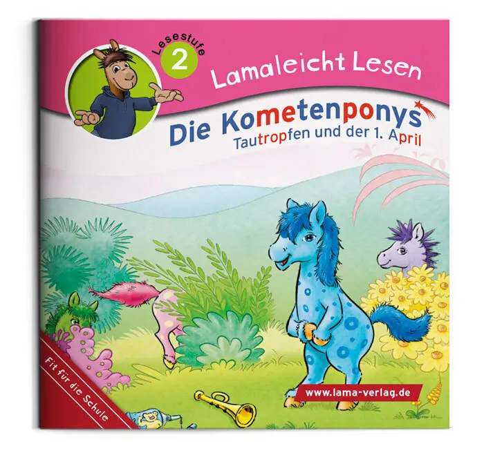 Cover: 9783867518246 | Lamaleicht Lesen Die Kometenponys | Tautropfen und der 1. April | 2024