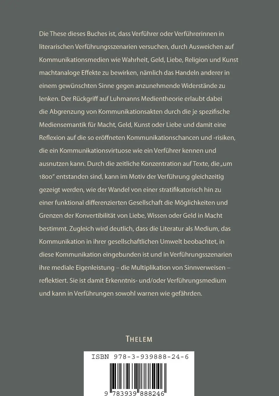 Rückseite: 9783939888246 | Die Macht der Verführer | Walter Schmitz (u. a.) | Taschenbuch | 2007