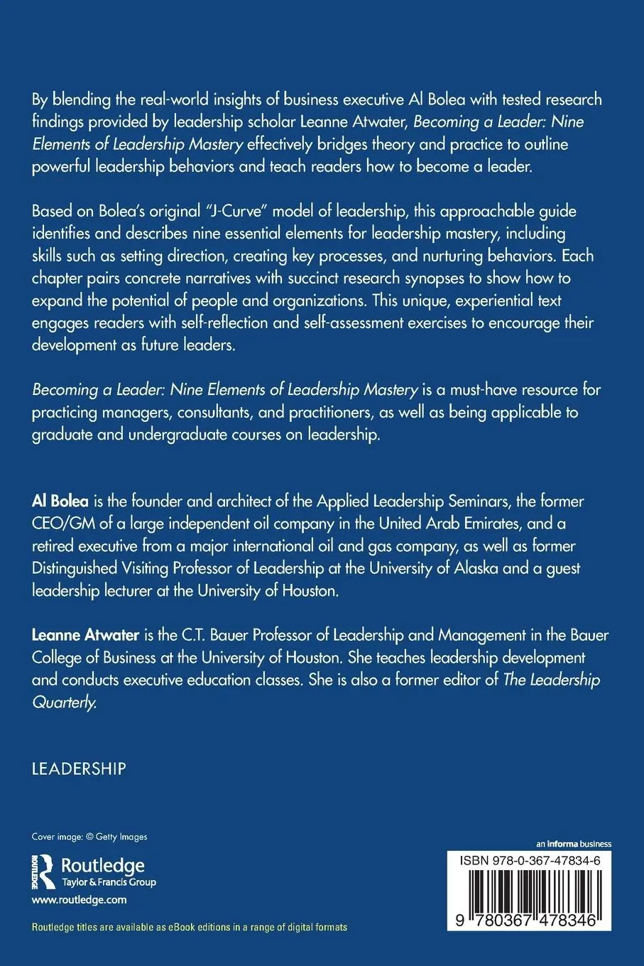 Rückseite: 9780367478346 | Becoming a Leader | Nine Elements of Leadership Mastery | Taschenbuch