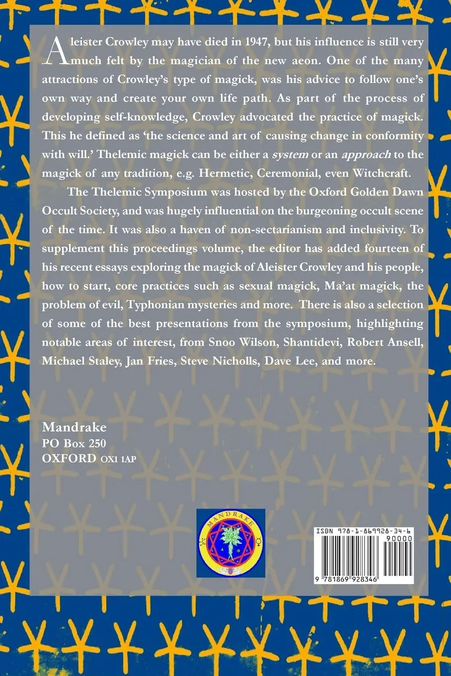 Rückseite: 9781869928346 | Aleister Crowley &amp; Thelemic Magick | Mogg Morgan | Taschenbuch | 2022