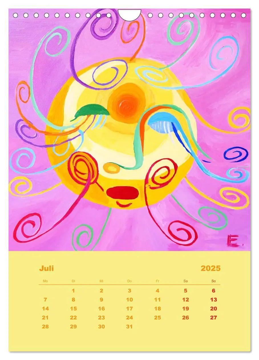 Bild: 9783457028346 | Licht ist bunt - Malerei in Acryl und Aqua Öl (Wandkalender 2025...