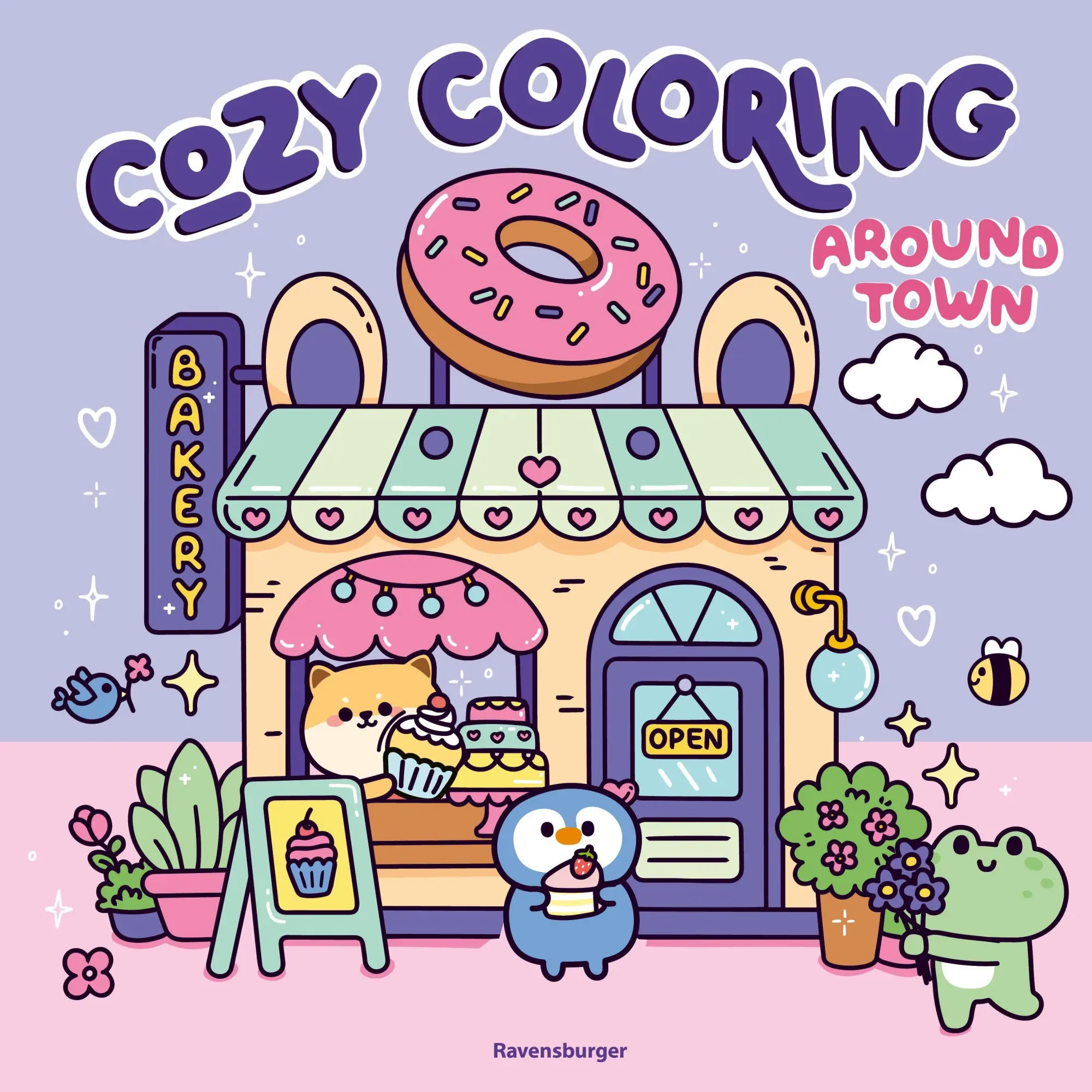 Cover: 9783473488346 | Cozy Coloring - Around Town | Svetlana Evglevskaia | Taschenbuch