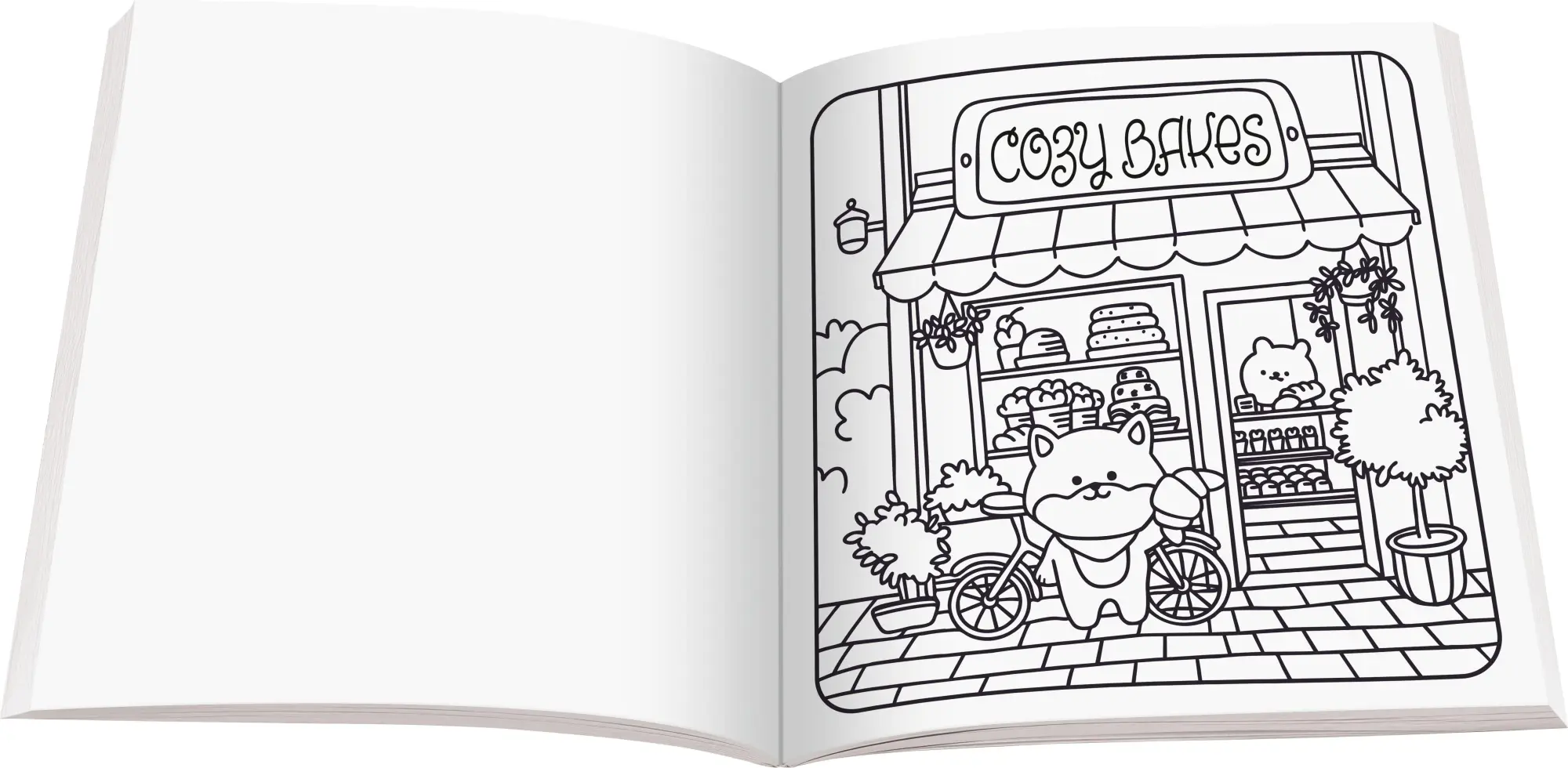 Bild: 9783473488346 | Cozy Coloring - Around Town | Svetlana Evglevskaia | Taschenbuch