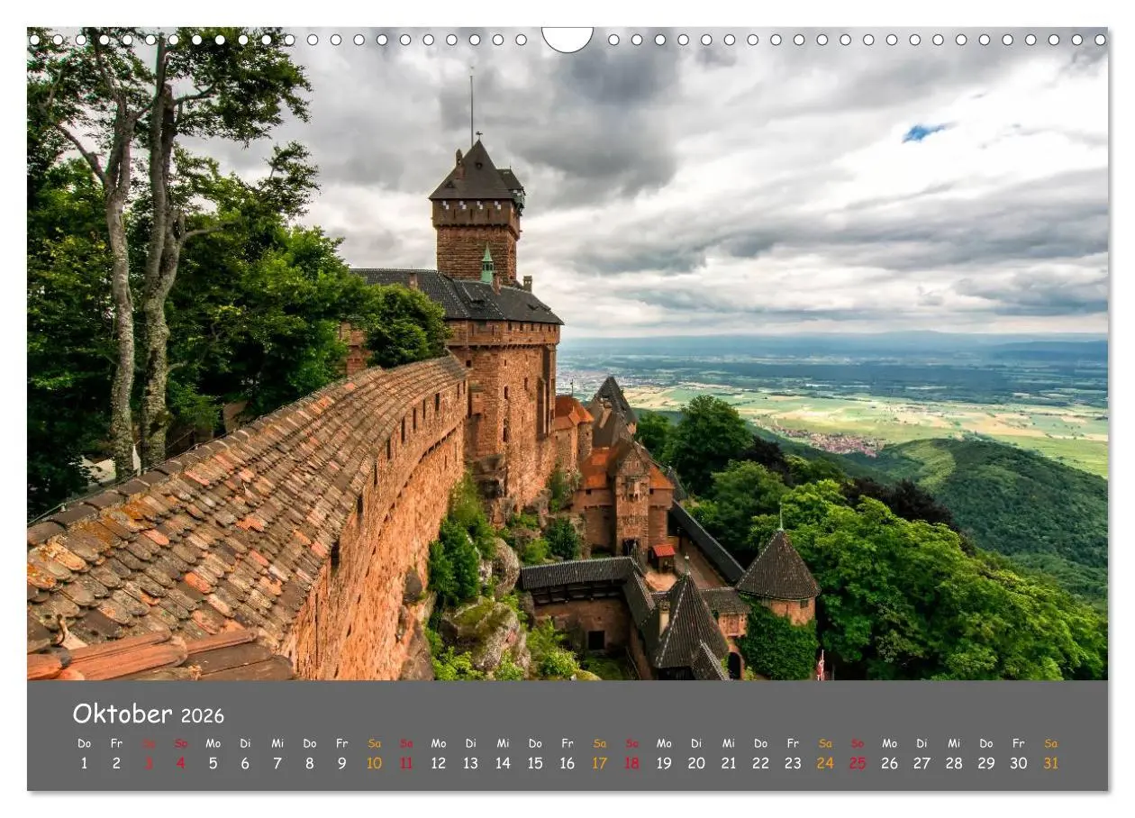 Bild: 9783516048346 | Eindrücke aus dem Elsass (Wandkalender 2026 DIN A3 quer), CALVENDO...