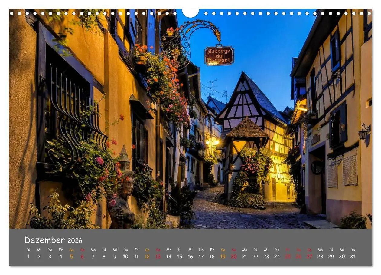 Bild: 9783516048346 | Eindrücke aus dem Elsass (Wandkalender 2026 DIN A3 quer), CALVENDO...