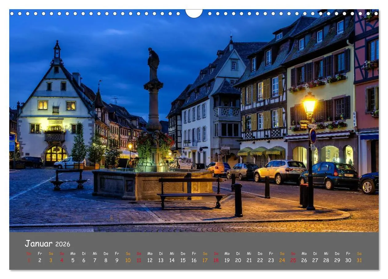 Bild: 9783516048346 | Eindrücke aus dem Elsass (Wandkalender 2026 DIN A3 quer), CALVENDO...