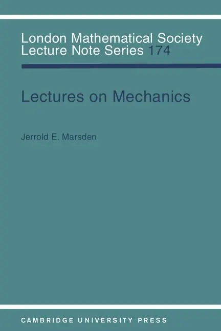 Cover: 9780521428446 | Lectures on Mechanics | Jerrold E. Marsden | Taschenbuch | Englisch