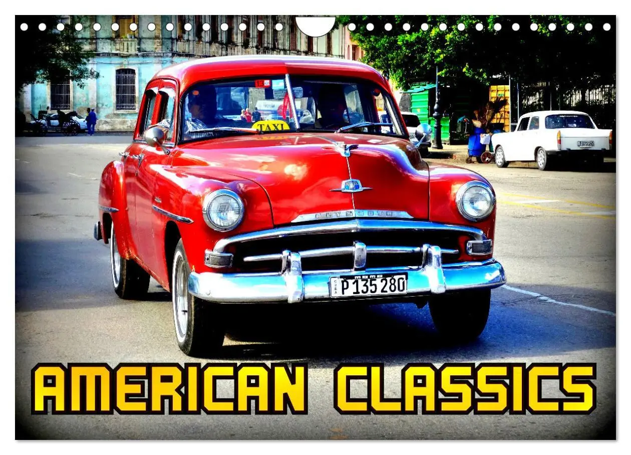 Cover: 9783457948446 | American Classics (Wandkalender 2026 DIN A4 quer), CALVENDO...