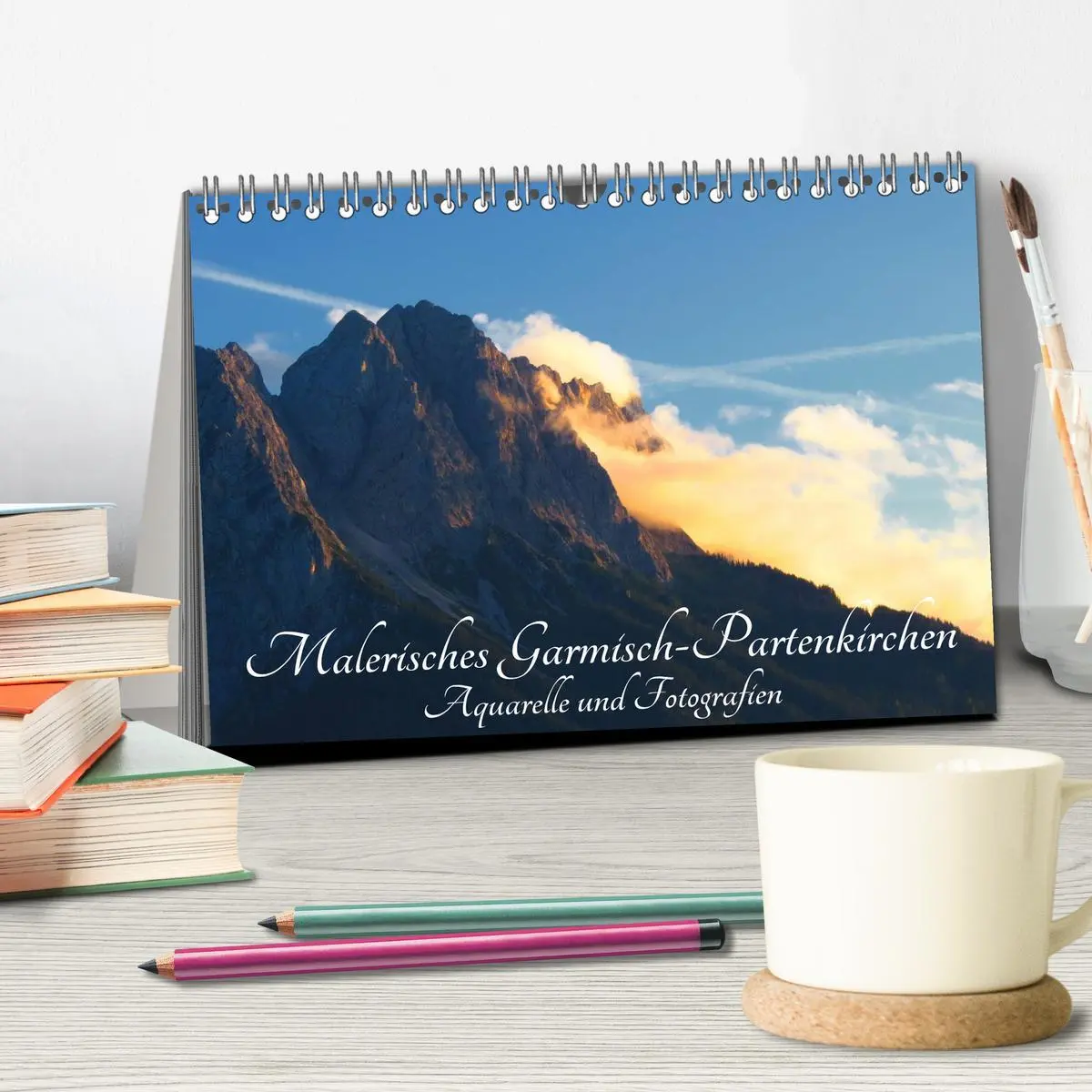 Bild: 9783516038446 | Malerisches Garmisch Partenkirchen - Aquarelle und Fotografien...