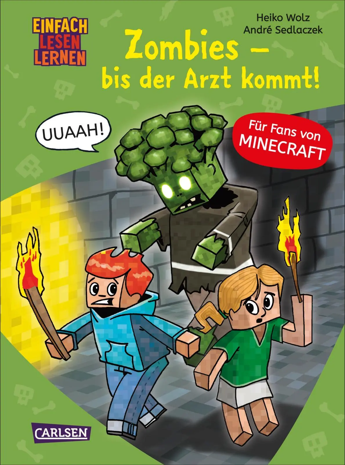 Cover: 9783551068446 | Lesenlernen mit Spaß - Minecraft 1: Zombies - bis der Arzt kommt!