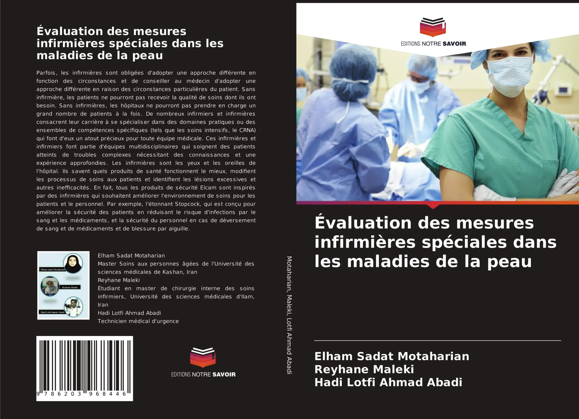 Cover: 9786203968446 | Évaluation des mesures infirmières spéciales dans les maladies de...