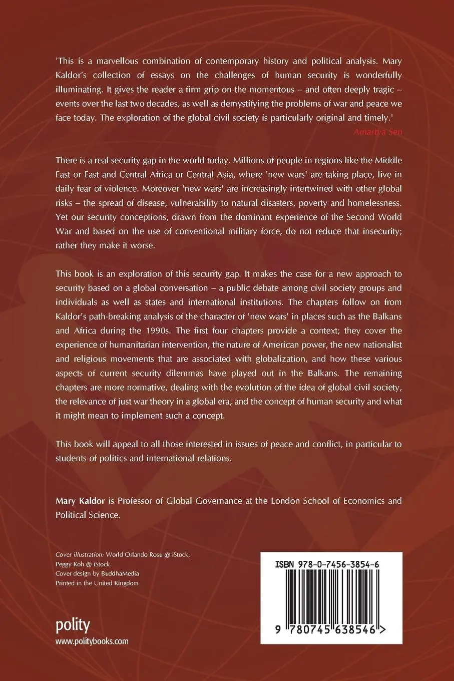 Rückseite: 9780745638546 | Human Security | Reflections on Globalization and Intervention | Buch