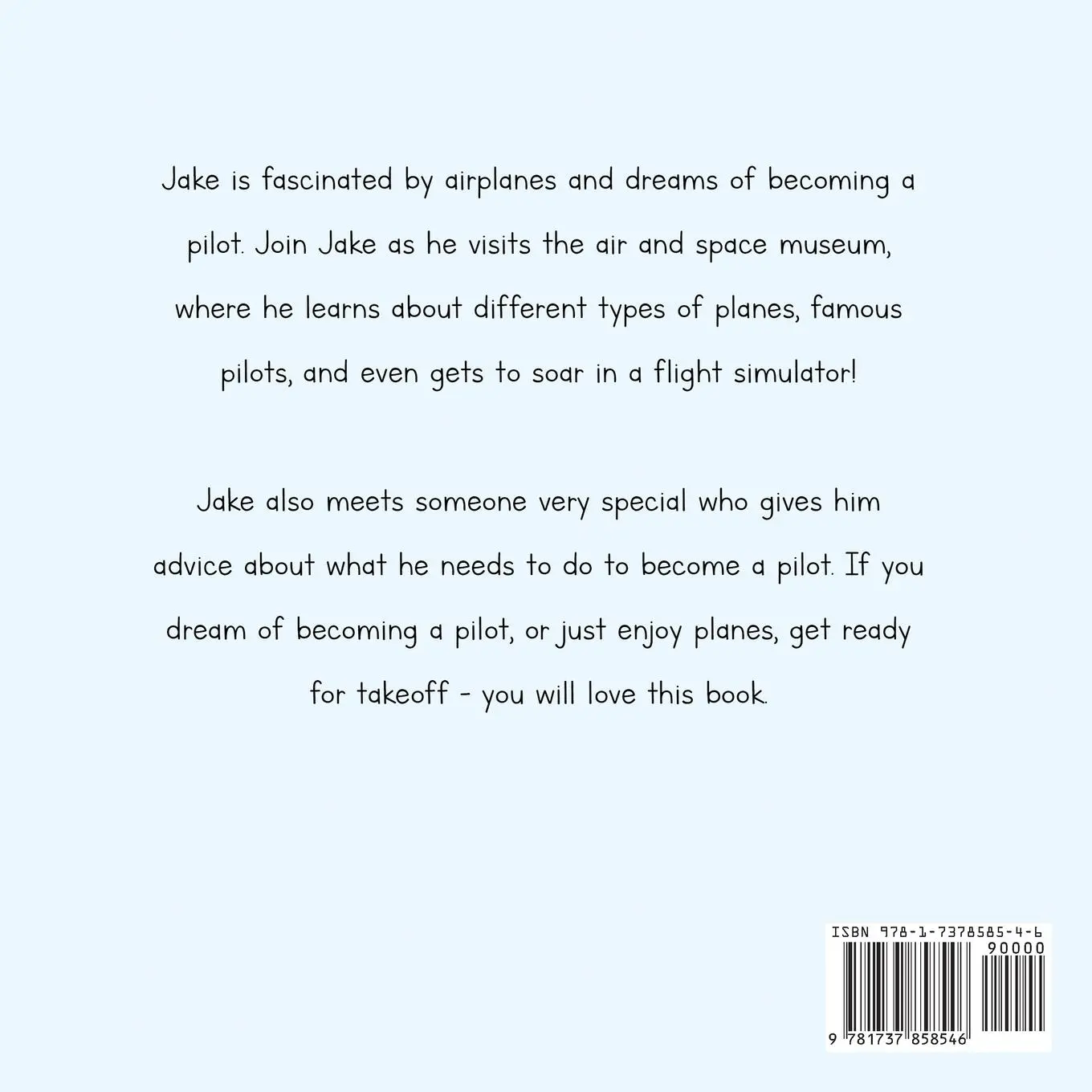 Rückseite: 9781737858546 | The Airplane Pilot | Jake Wants to be a Pilot | Samina Parkar | Buch