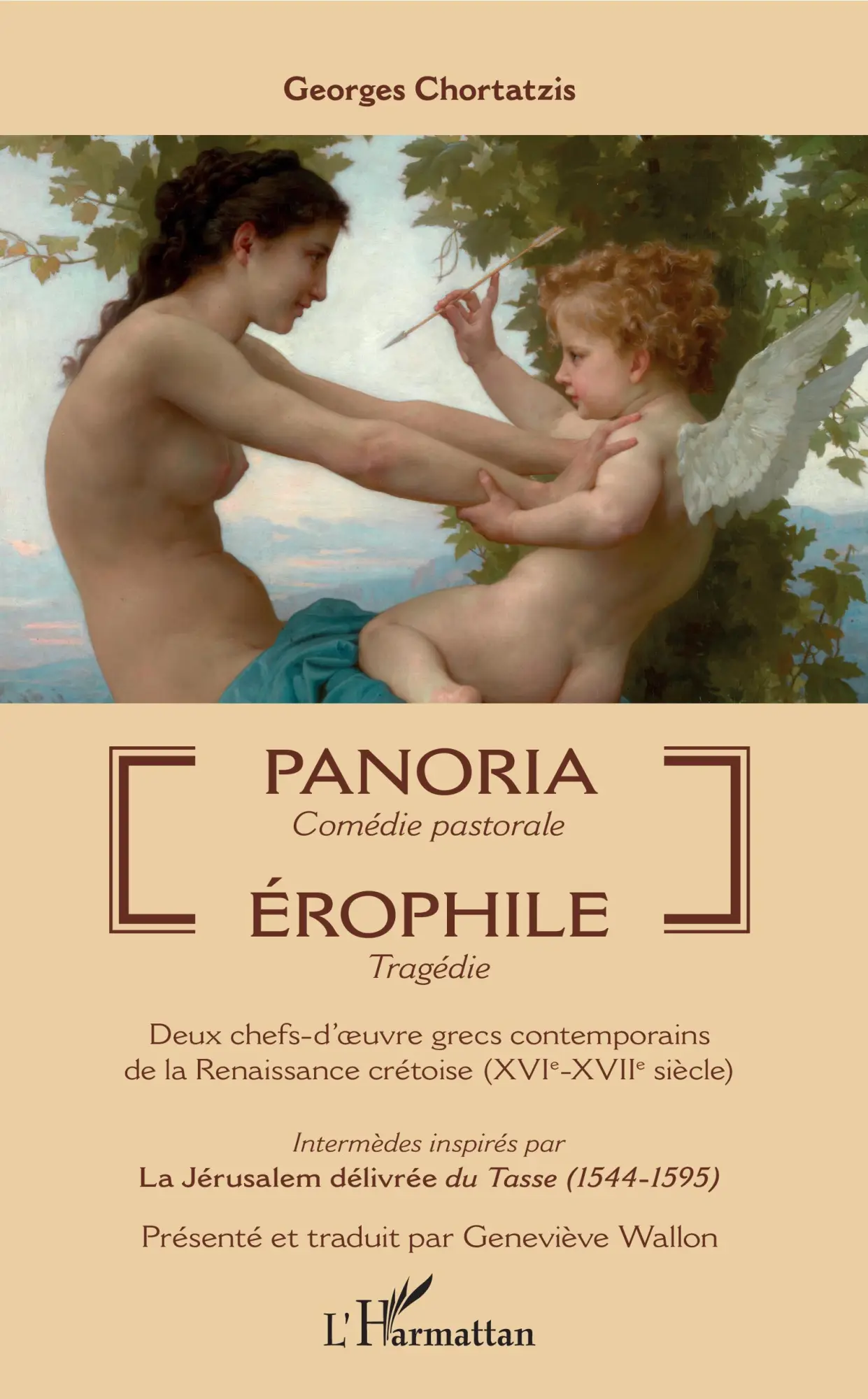 Cover: 9782343188546 | Panoria - Comédie pastorale | Georges Chortatzis (u. a.) | Taschenbuch