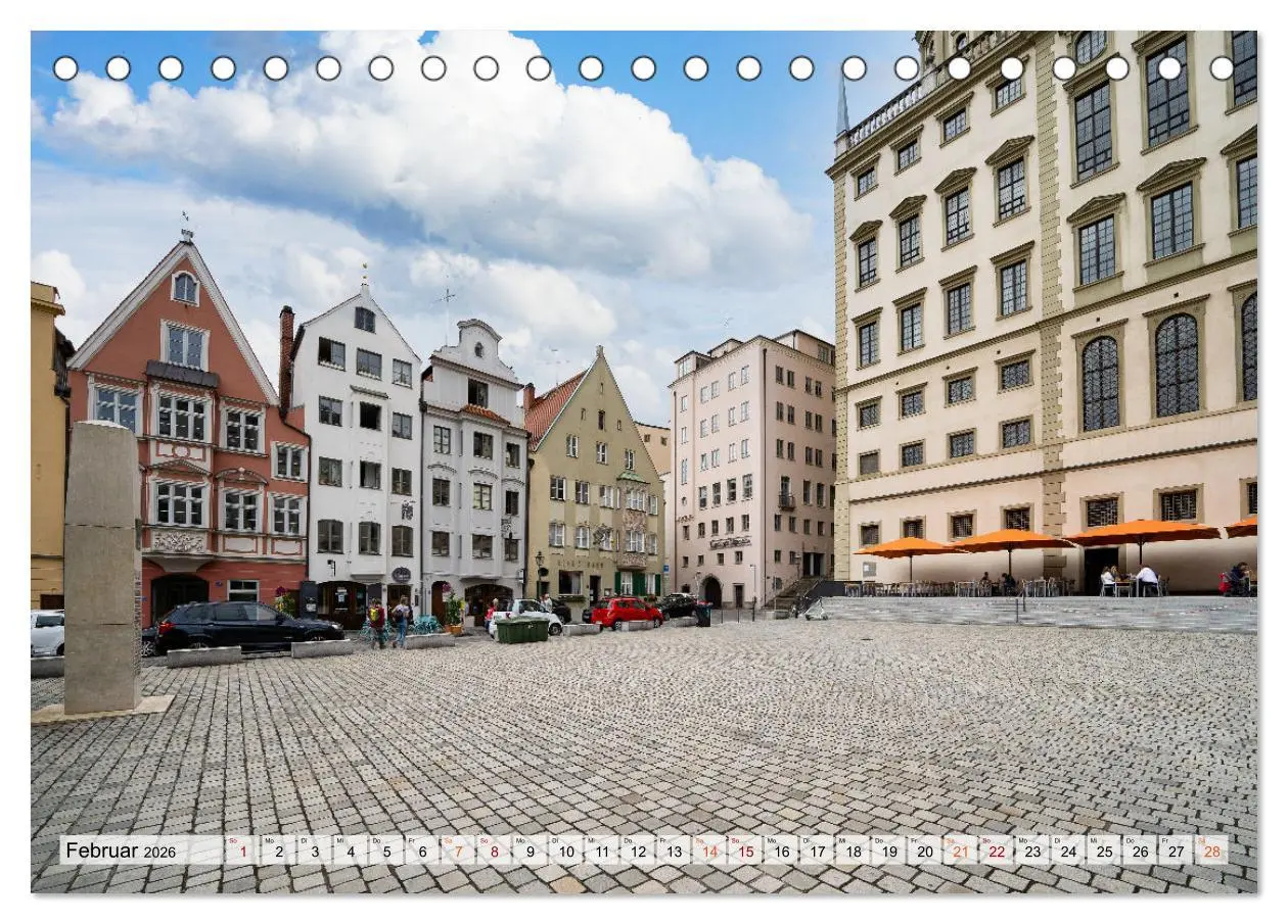 Bild: 9783457628546 | Augsburg Impressionen (Tischkalender 2026 DIN A5 quer), CALVENDO...