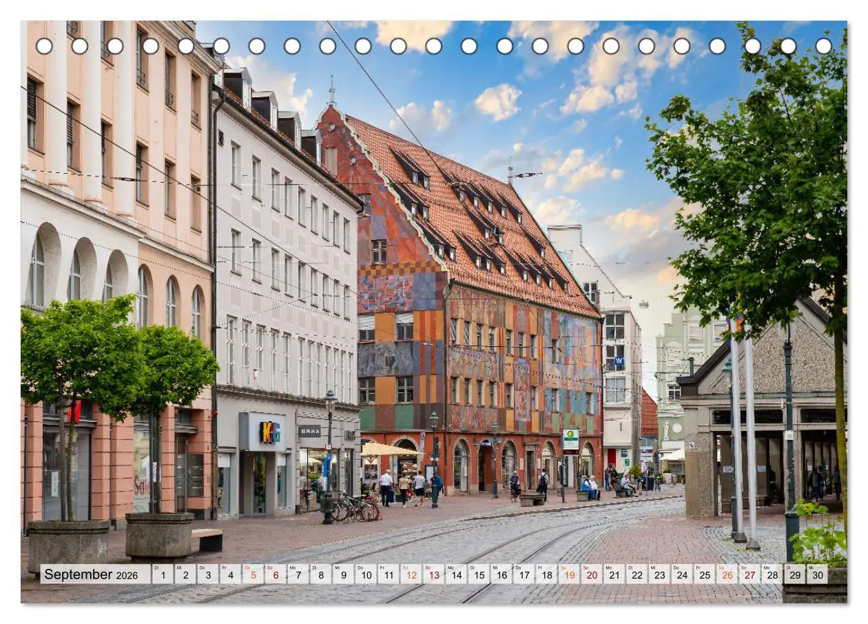 Bild: 9783457628546 | Augsburg Impressionen (Tischkalender 2026 DIN A5 quer), CALVENDO...