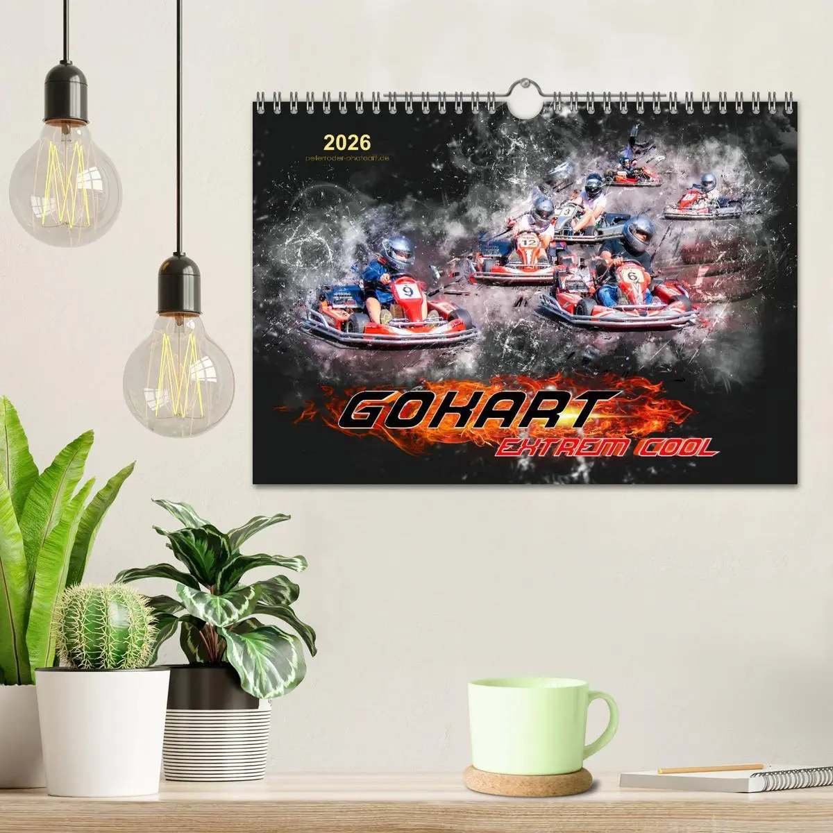 Bild: 9783457868546 | GoKart - extrem cool (Wandkalender 2026 DIN A4 quer), CALVENDO...
