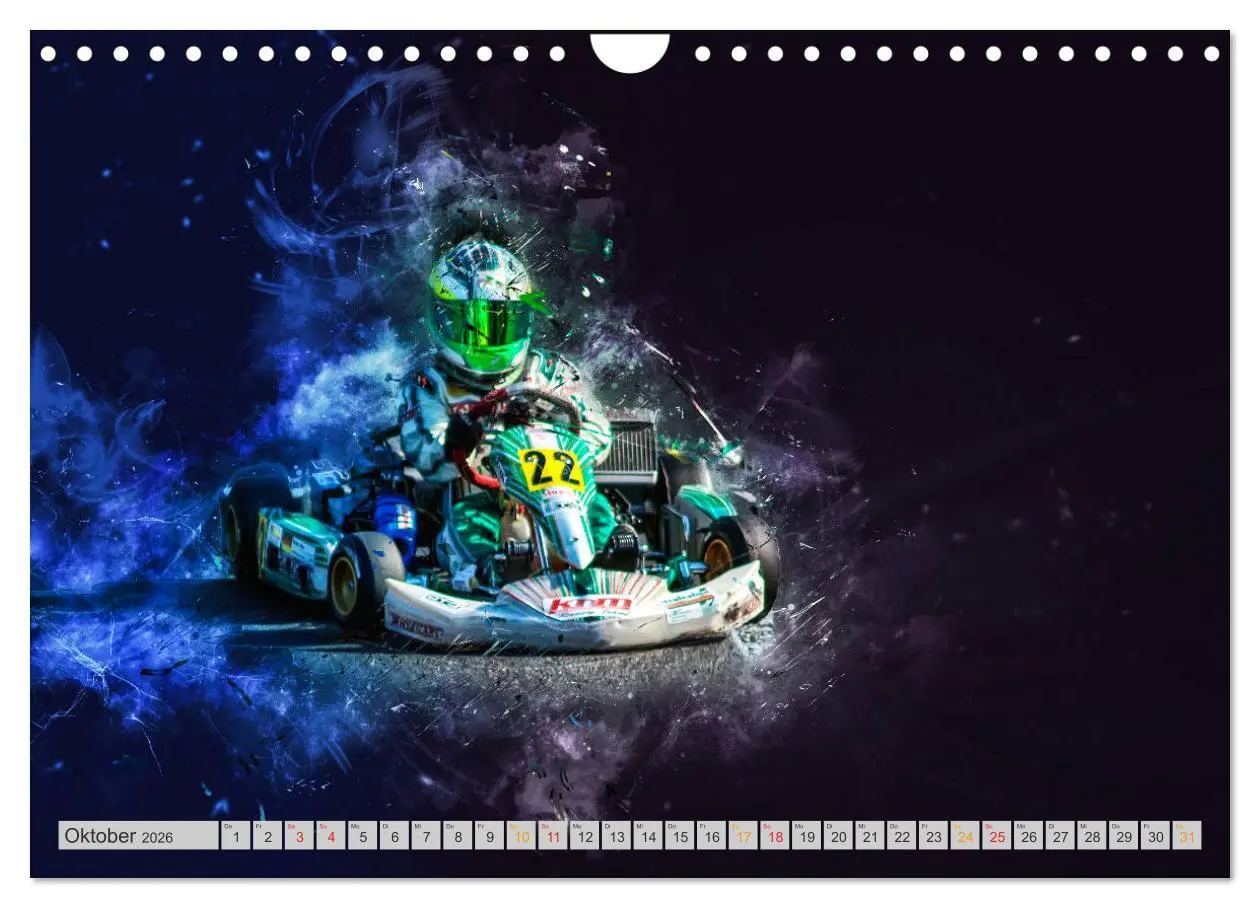 Bild: 9783457868546 | GoKart - extrem cool (Wandkalender 2026 DIN A4 quer), CALVENDO...
