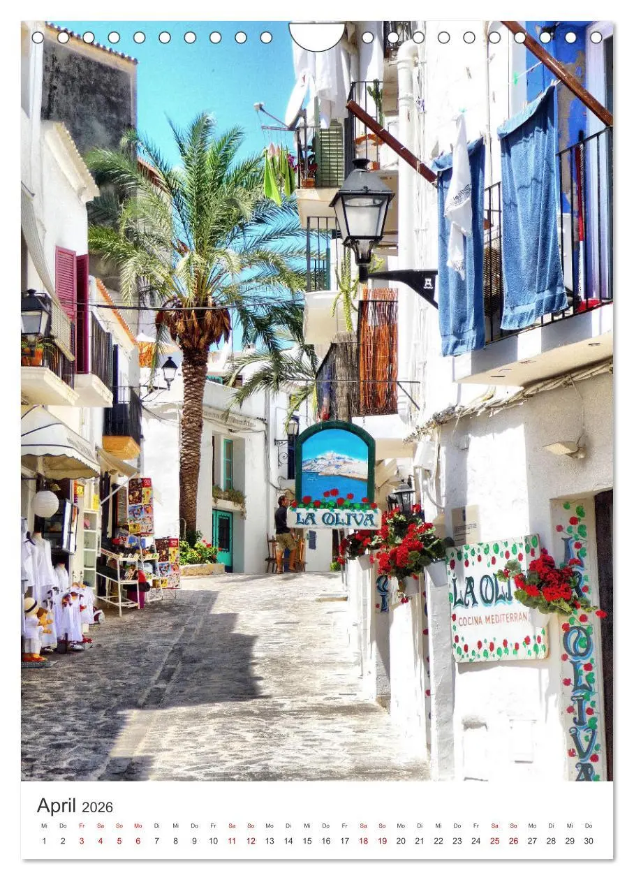Bild: 9783516338546 | Ab nach Ibiza (Wandkalender 2026 DIN A4 hoch), CALVENDO Monatskalender