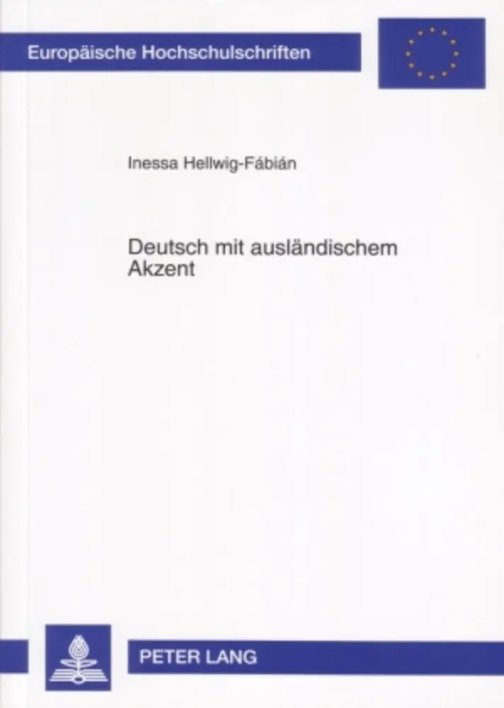 Cover: 9783631558546 | Deutsch mit ausländischem Akzent | Inessa Hellwig-Fabian | Taschenbuch