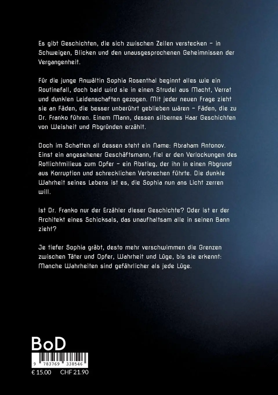 Rückseite: 9783769338546 | Die Akte Antonov | André Audigier | Taschenbuch | 132 S. | Deutsch