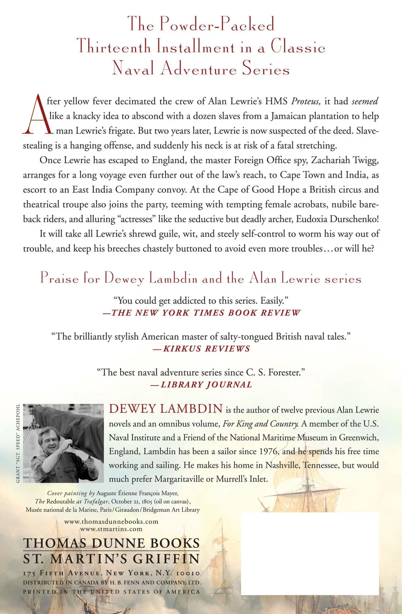 Rückseite: 9780312378646 | King's Trade | Dewey Lambdin | Taschenbuch | Englisch | 2008
