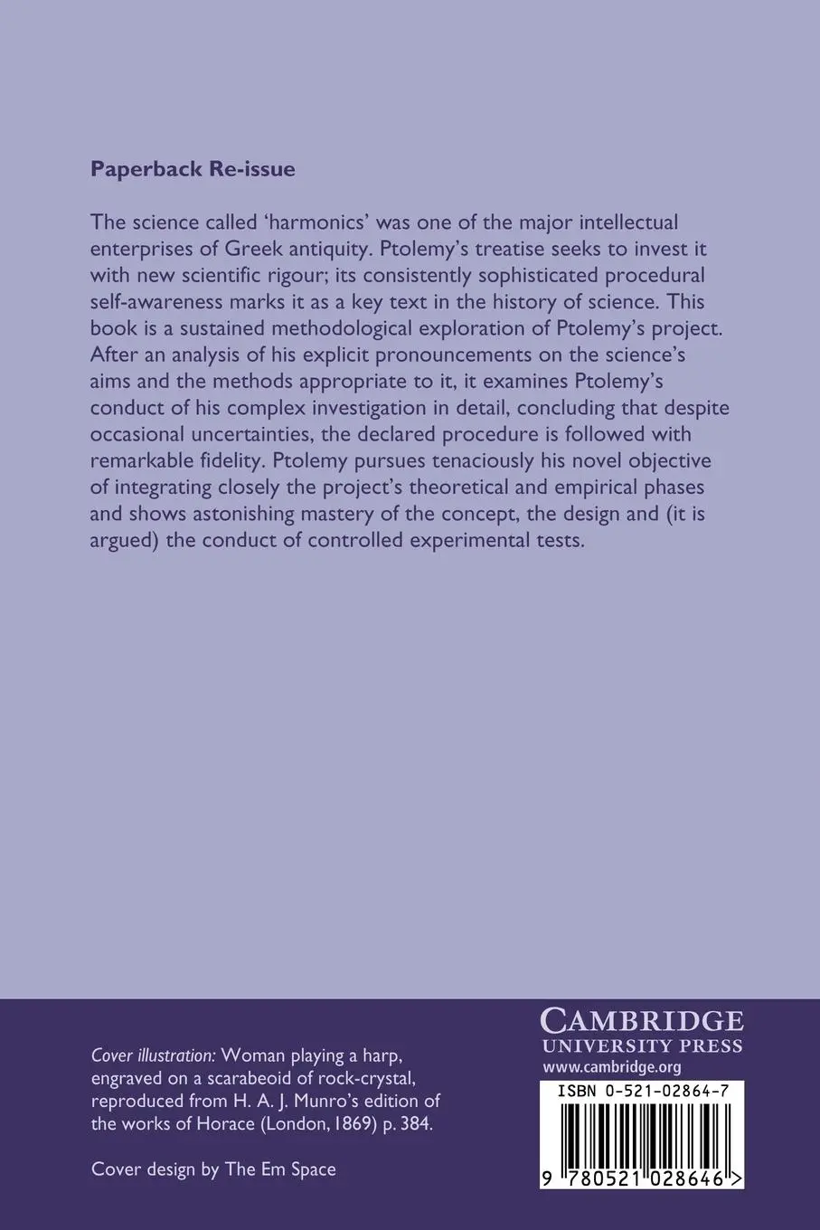 Rückseite: 9780521028646 | Scientific Method in Ptolemy's Harmonics | Andrew Barker | Taschenbuch