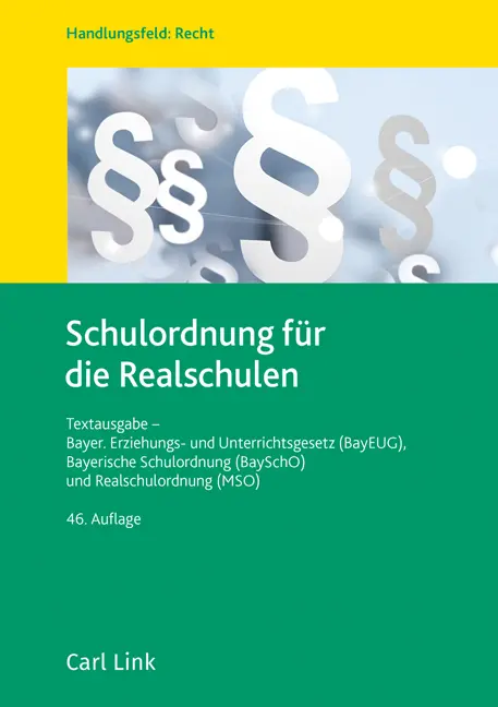Cover: 9783556098646 | Schulordnung für die Realschulen | Buch | Einband - fest (Hardcover)