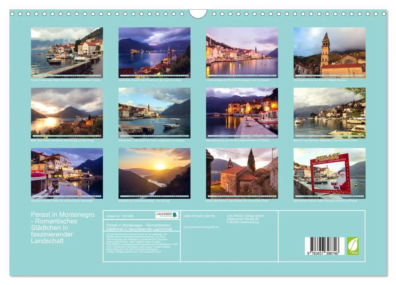 Bild: 9783457398746 | Perast in Montenegro - Romantisches Städtchen in faszinierender...