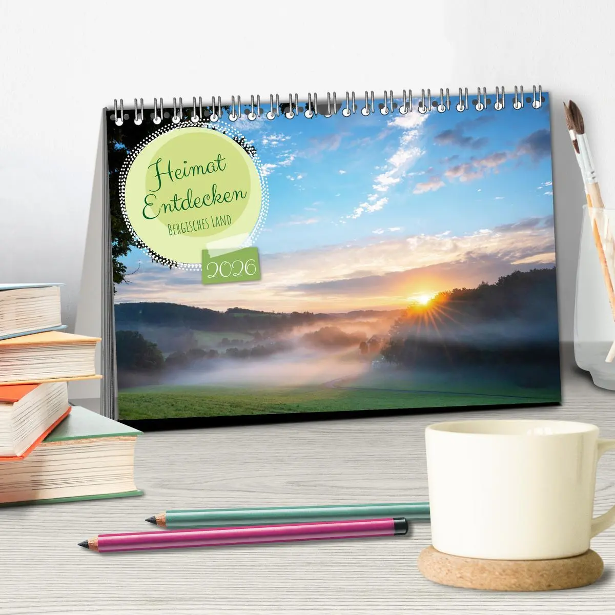 Bild: 9783457608746 | Heimat Entdecken: Bergisches Land (Tischkalender 2026 DIN A5 quer),...