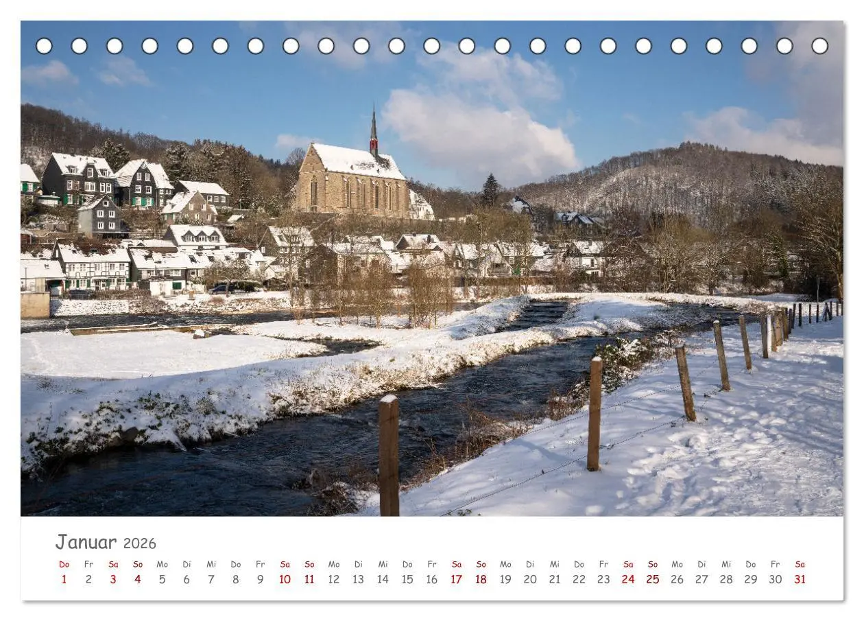 Bild: 9783457608746 | Heimat Entdecken: Bergisches Land (Tischkalender 2026 DIN A5 quer),...