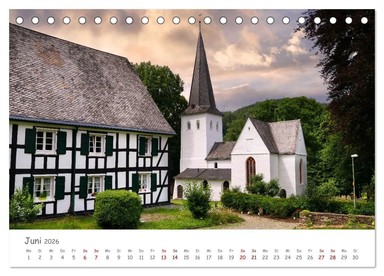 Bild: 9783457608746 | Heimat Entdecken: Bergisches Land (Tischkalender 2026 DIN A5 quer),...