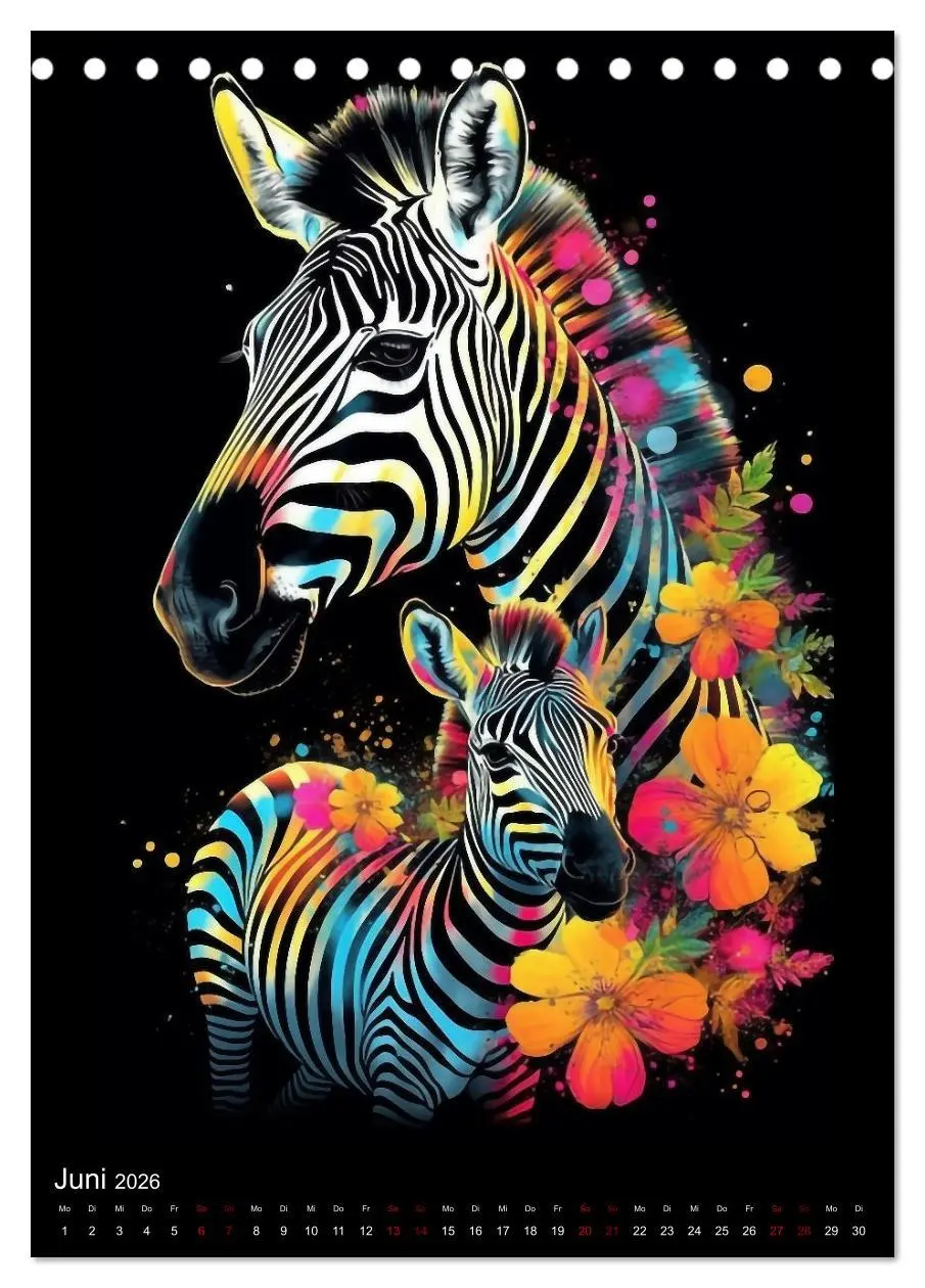 Bild: 9783516318746 | Afrikanische Tierfamilien (Tischkalender 2026 DIN A5 hoch),...