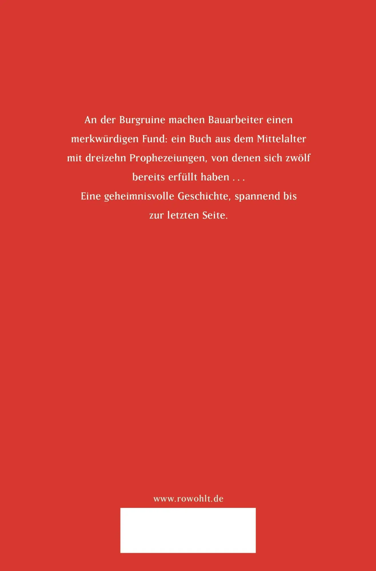 Rückseite: 9783733508746 | Die 13. Prophezeiung | Valentine Ermatinger | Taschenbuch | 192 S.