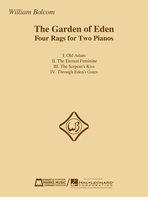 Cover: 73999858846 | The Garden of Eden | Four Rags for Two Pianos | William Bolcom | Buch