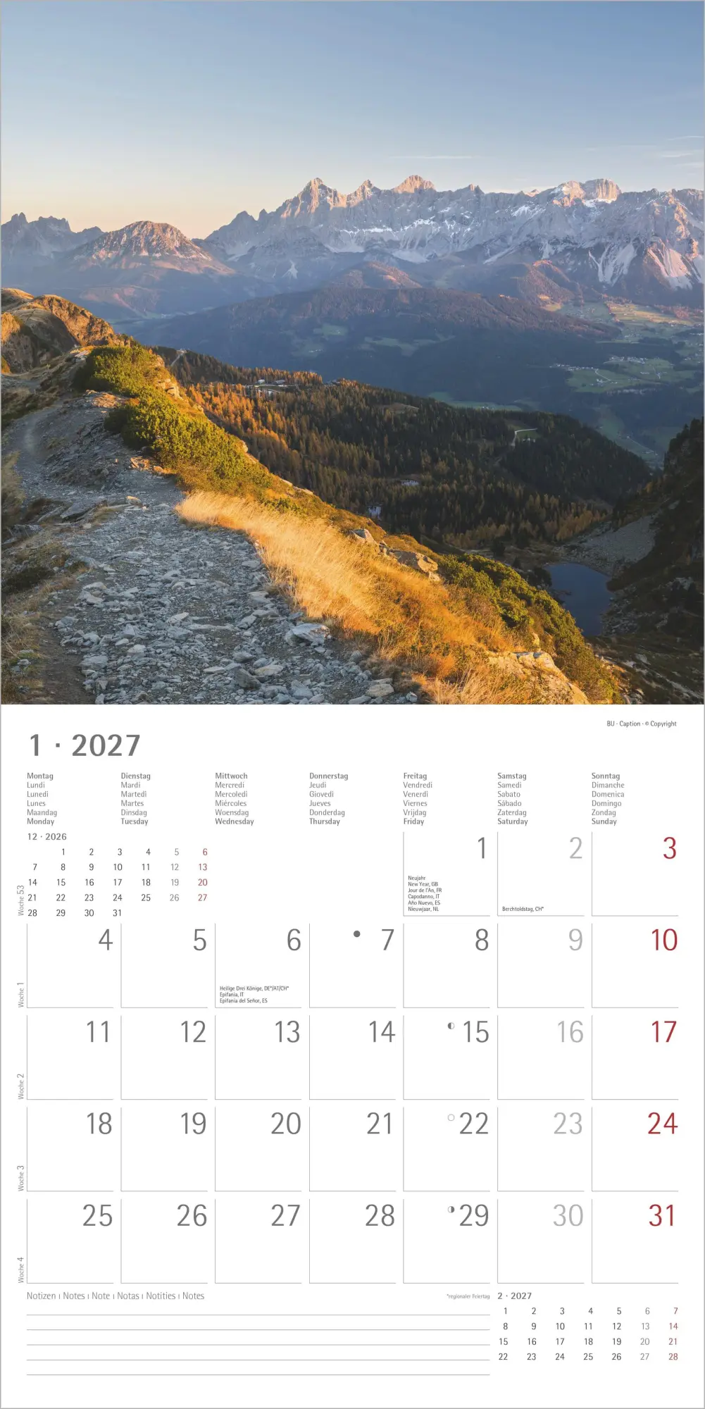Bild: 4069095018846 | Wege 2027 | Neumann Verlage GmbH &amp; Co KG | Kalender | 14 S. | Deutsch