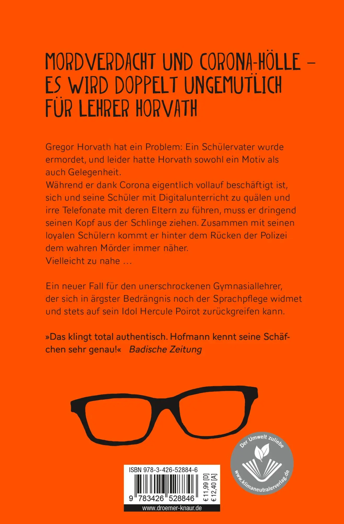Rückseite: 9783426528846 | Horvath auf der Flucht | Des Lehrers dritter Fall | Marc Hofmann