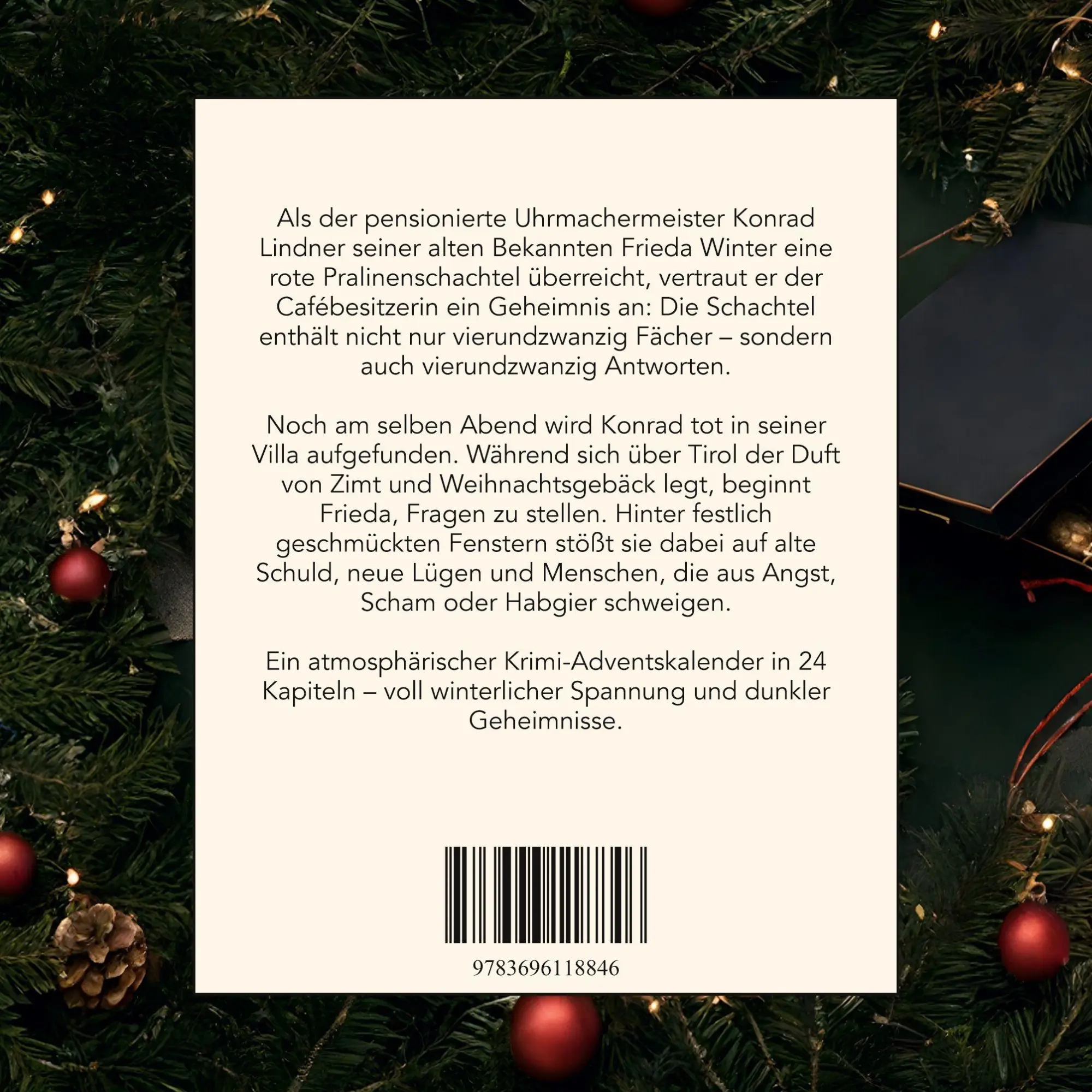 Rückseite: 9783696118846 | Mord in Tirol | Der Krimi-Adventskalender in 24 Akten | Tim Schneider