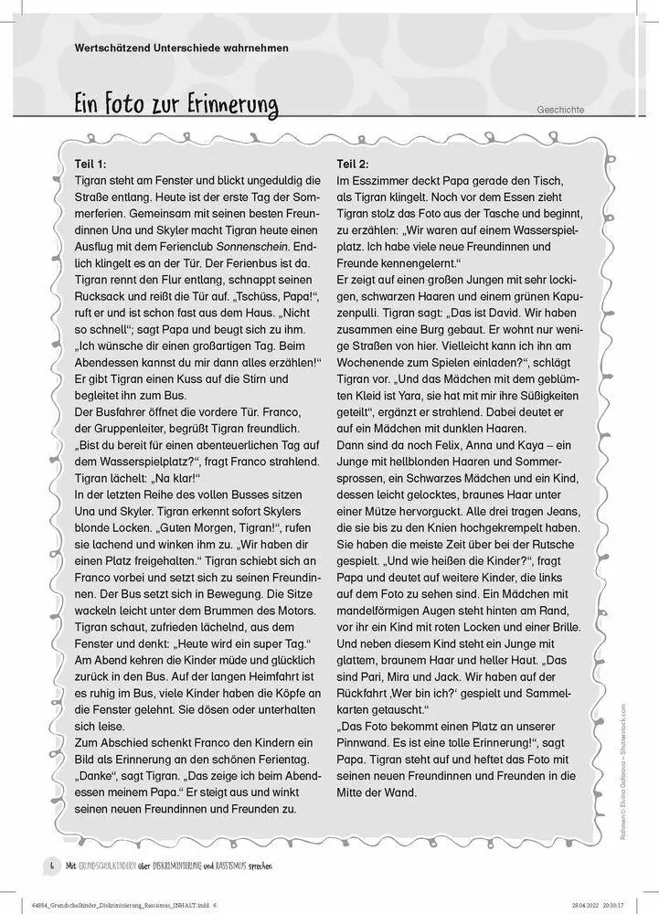 Bild: 9783834648846 | Mit Grundschulkindern über Diskriminierung und Rassismus sprechen