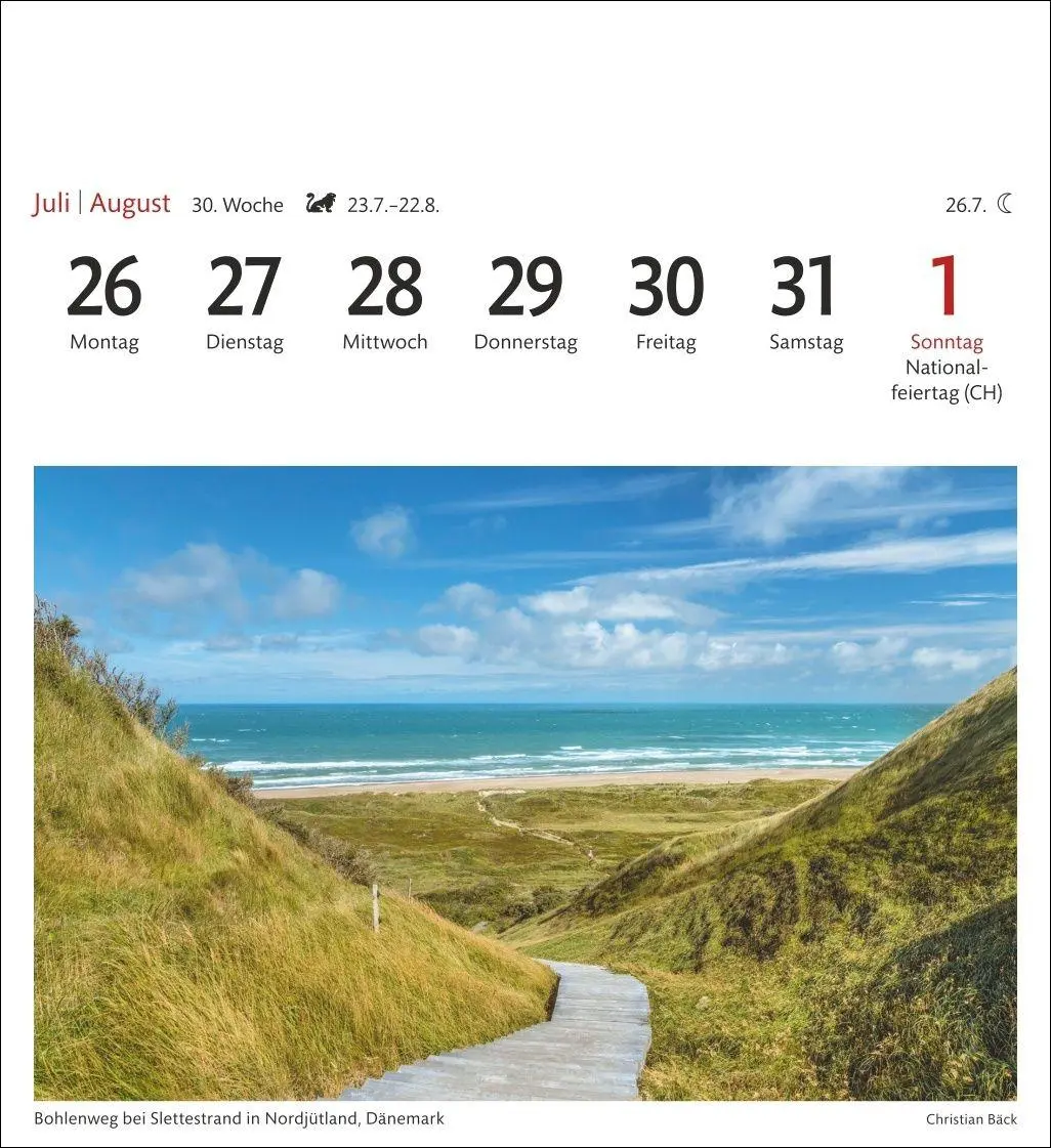 Bild: 9783840038846 | Nordseeküste Sehnsuchtskalender 2027 - Wochenkalender mit 53...