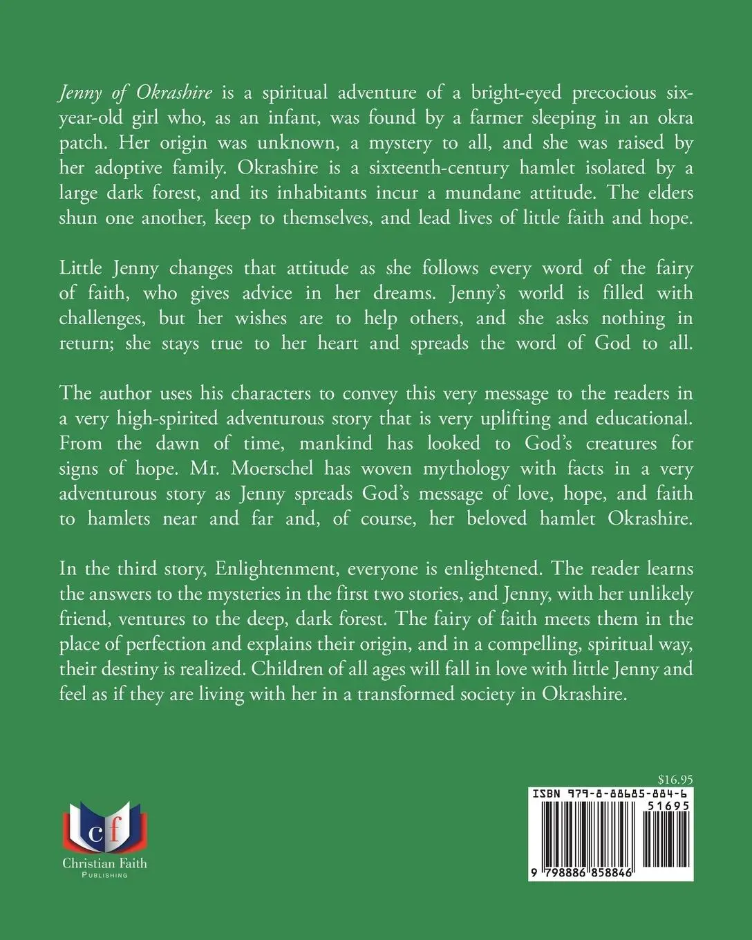 Rückseite: 9798886858846 | JENNY OF OKRASHIRE BOOK 1 | James H Moerschel | Taschenbuch | Englisch