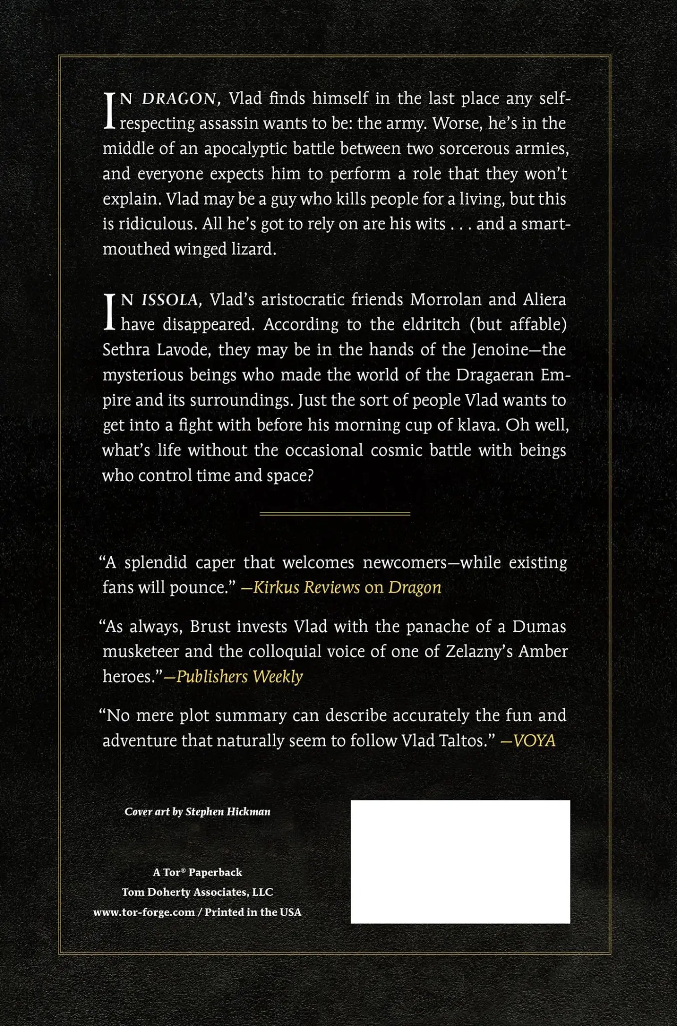 Rückseite: 9780765328946 | Book of Dragon | Steven Brust | Taschenbuch | Kartoniert / Broschiert