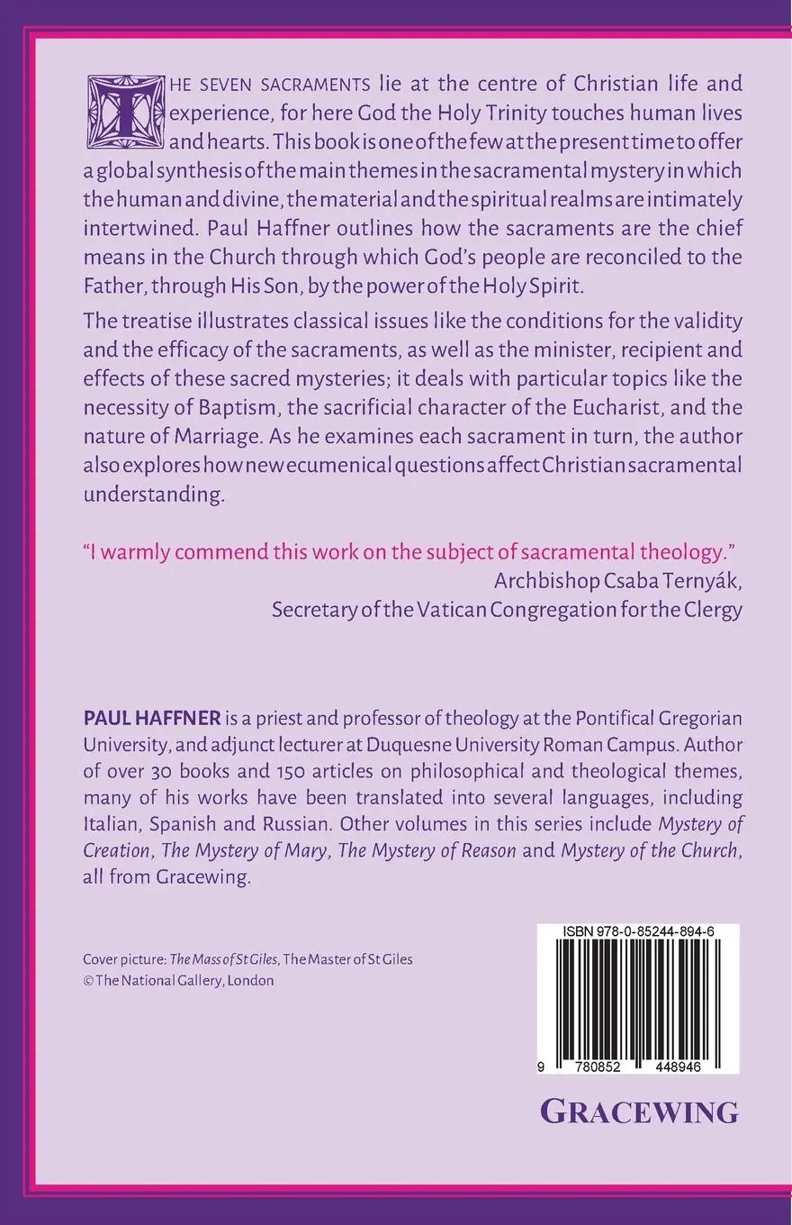 Rückseite: 9780852448946 | The Sacramental Mystery | Paul Haffner | Taschenbuch | Englisch | 2016