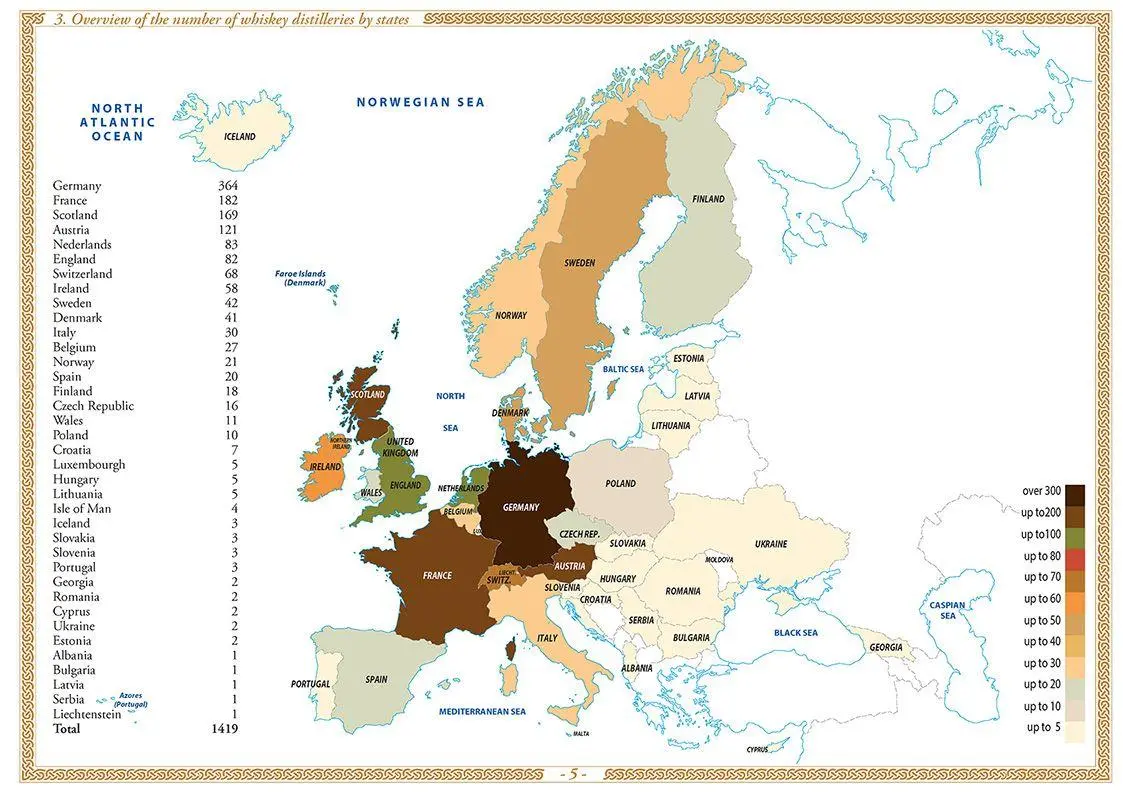 Bild: 9783944148946 | Whisky Atlas Europe 2025 | Whisky Distilleries in Europe | Hirst