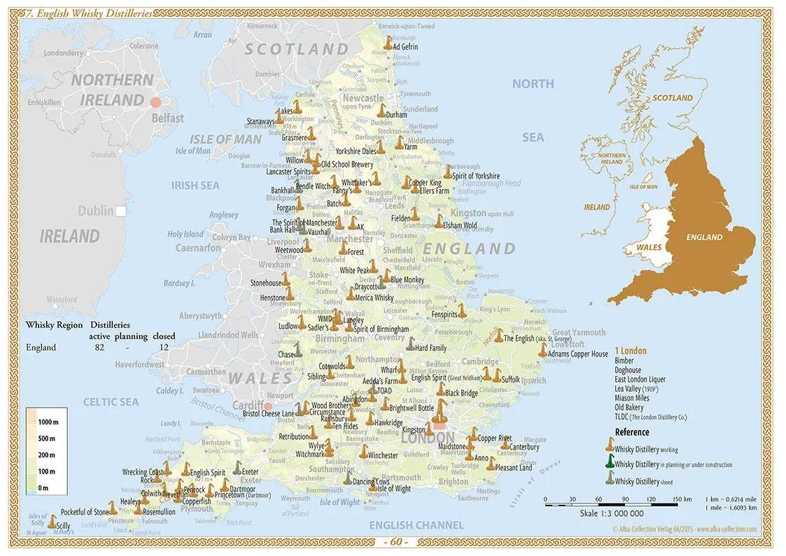 Bild: 9783944148946 | Whisky Atlas Europe 2025 | Whisky Distilleries in Europe | Hirst