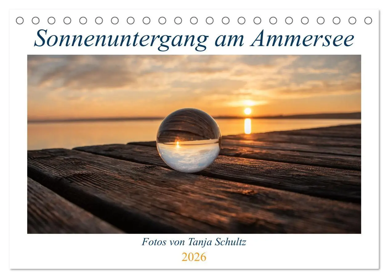 Cover: 9783457649046 | Sonnenuntergang am Ammersee (Tischkalender 2026 DIN A5 quer),...