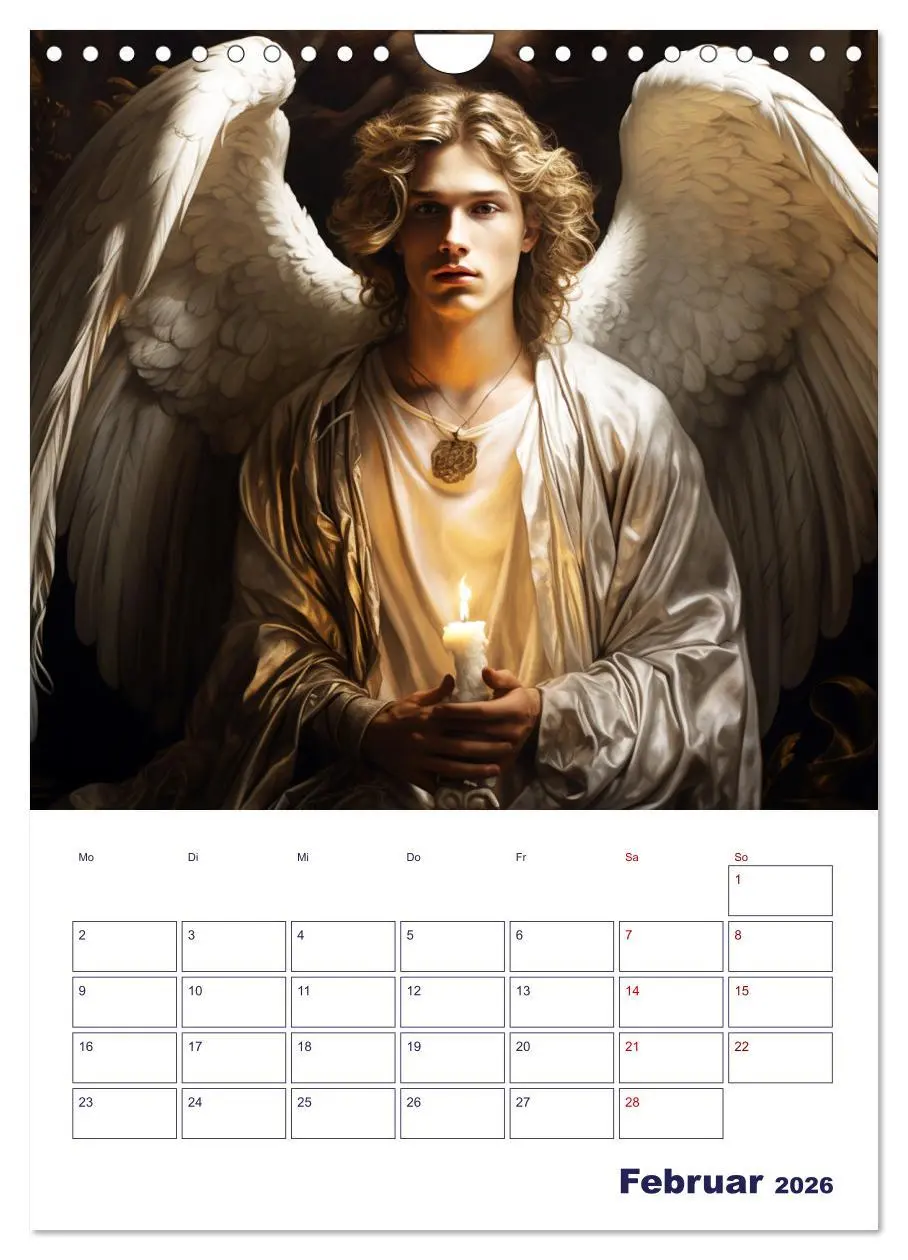 Bild: 9783516289046 | Die reine Schönheit der Engel (Wandkalender 2026 DIN A4 hoch),...