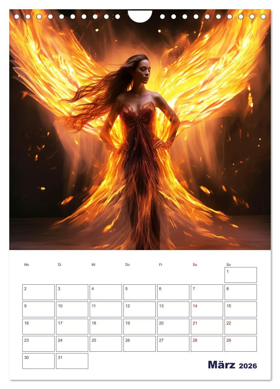 Bild: 9783516289046 | Die reine Schönheit der Engel (Wandkalender 2026 DIN A4 hoch),...
