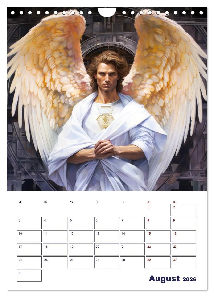 Bild: 9783516289046 | Die reine Schönheit der Engel (Wandkalender 2026 DIN A4 hoch),...